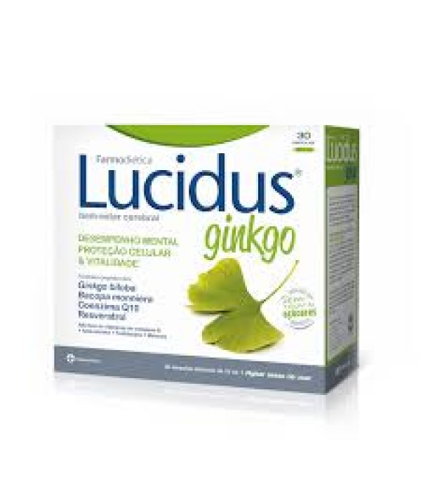 Lucidus Ginko - 30 Ampolas - Farmodietica 